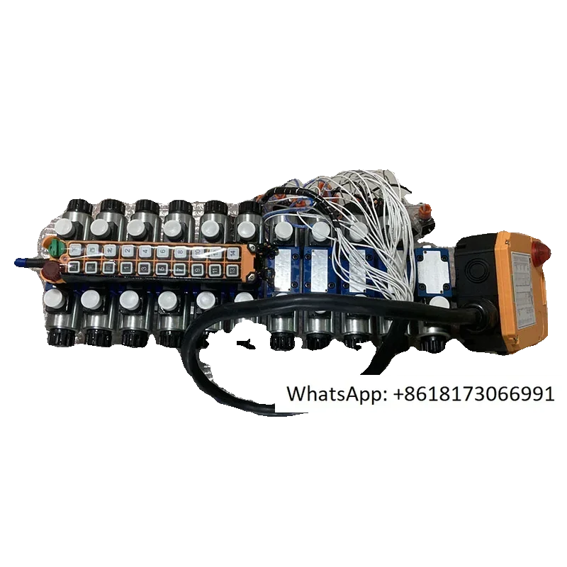 4WE6 electromagnetic directional valve excavator gripper foot pedal modification remote control modification