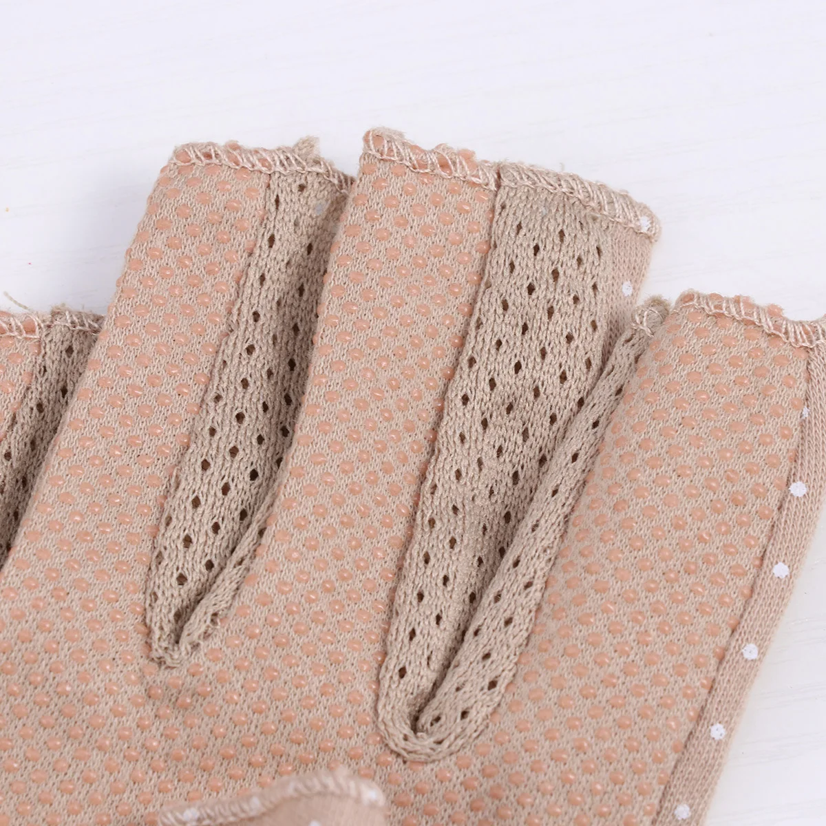 

1Pair Uv Protection Sunblock Half Finger Gloves Lightweight Cotton Outdoor Cycling Climbing Driving Touch Screen Khaki
