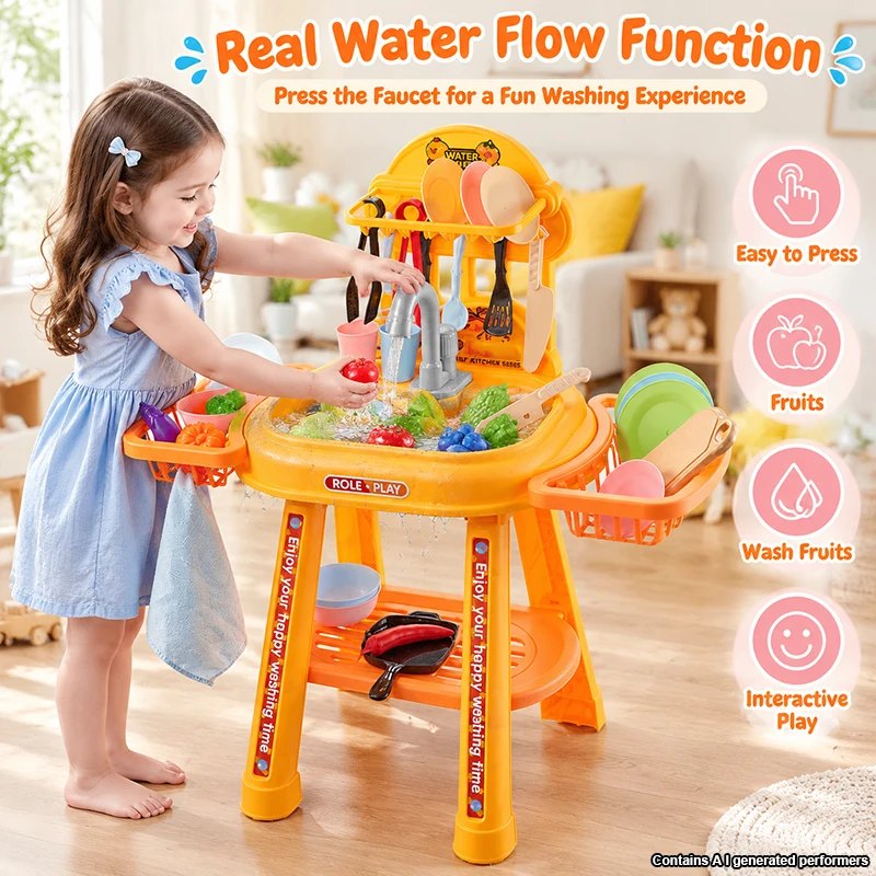 2026-upgraded-toddler-water-table-kitchen-play-sink-toy-with-vegetable-washing-area-push-button-faucet-game-summer-outdoor-toy