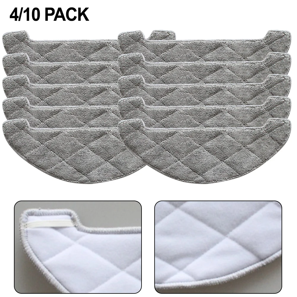 

4/10pcs Mop Cloths For Coredy R750Pro & R758Pro Robot Vacuum Cleaner Washable Reusable Mop Cloth Replacement Accessories