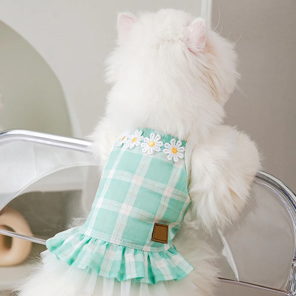 

Cat Clothes Kitten Costume Decorative Apparel Polyester Dress Accessory Sweet Design Fashion Breathable Durable Comfortable Pet