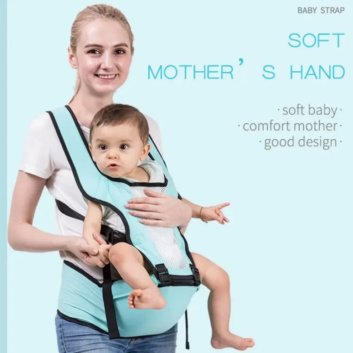 Baby Carrier Ergonomic Backpack Hipseat Adjustable Belt Portable Kids Carriers Sling Infant Wrap Breathable Waist Stool Baby Bag