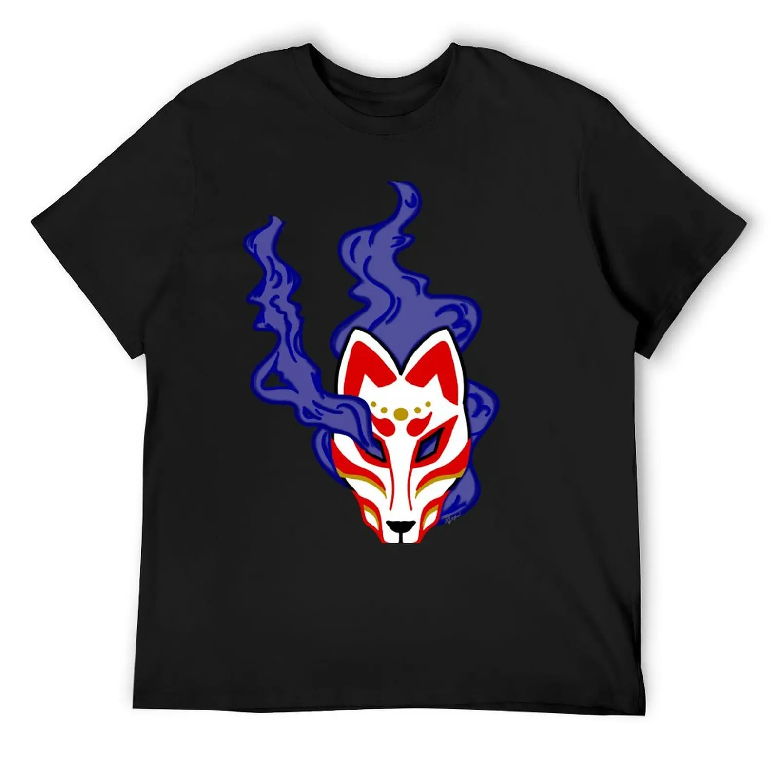 

Smokey Kitsune T-Shirt basketball graphic tees Aesthetic clothing mens clothing