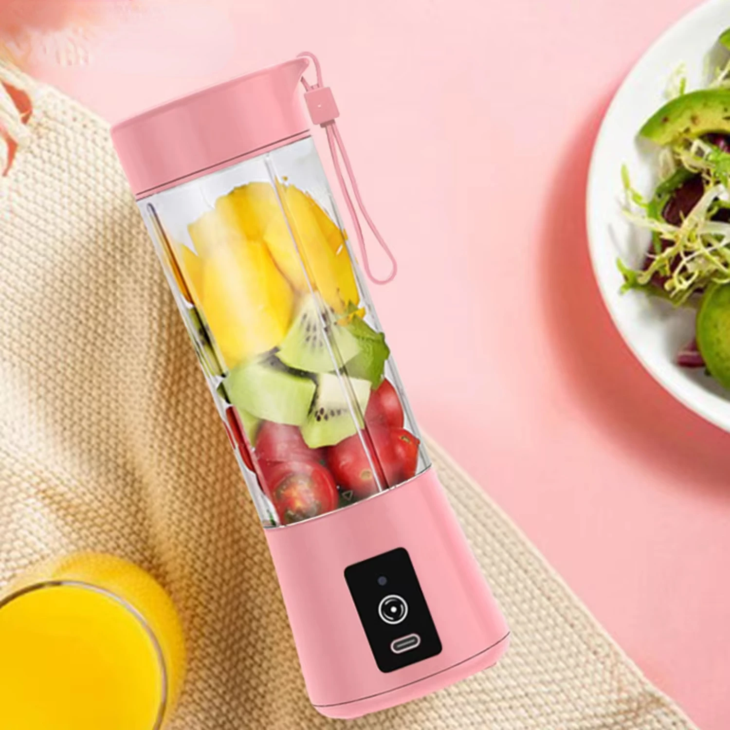 

Portable Juicer Blender Usb Mini Fruit Mixers Juicers Fruit Extractors Food Milkshake Multifunction Juice Maker Machine