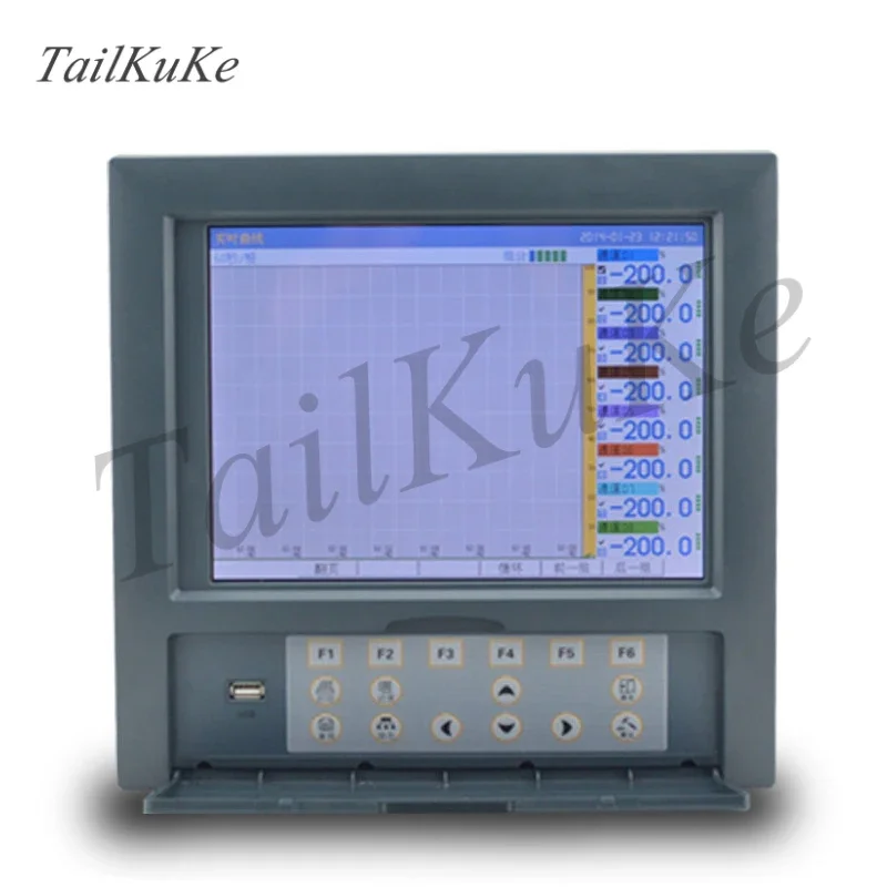 

Безбумажный рекордер, регистратор цветовой температуры, рекордер давления и напряжения, 16, 32, 40-полосный 10-дюймовый экран