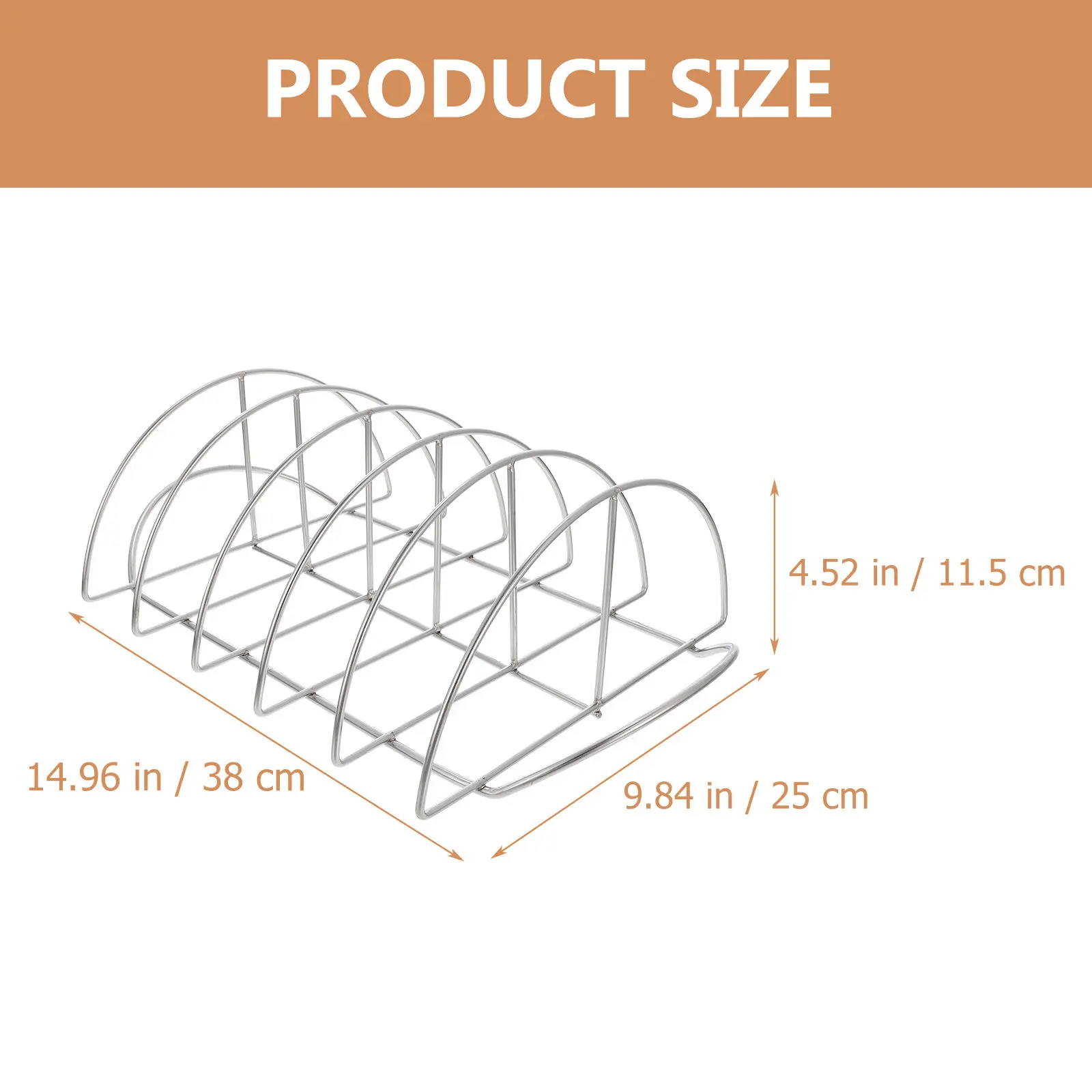 Burn-Resistant Rib Rack Bbq Accessory Lightweight Portable Grill Stand for Home Outdoor Camping Smoking Bbq Supply