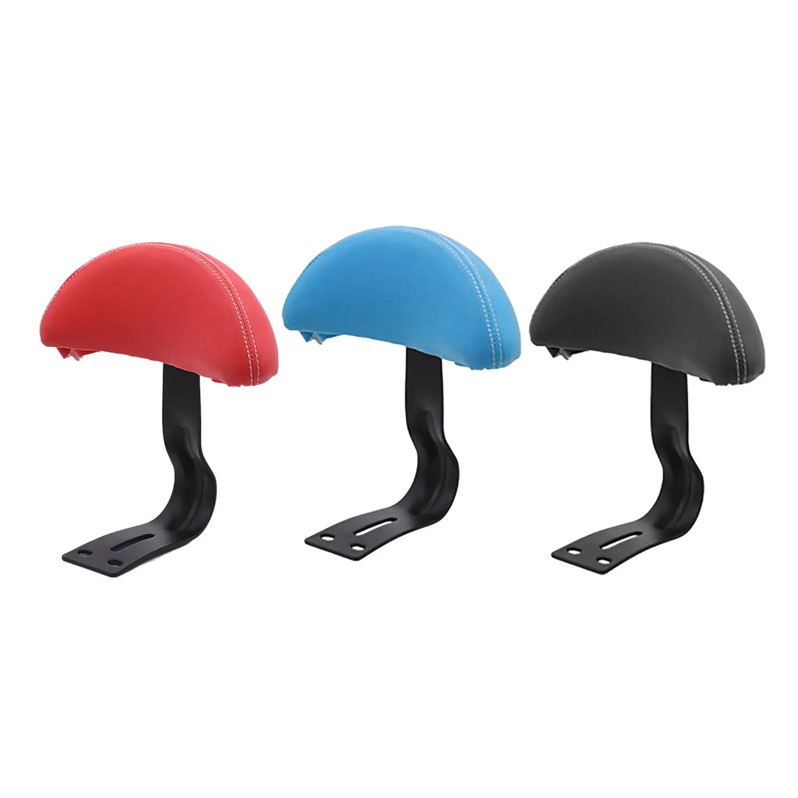 Bike Seat with Backrest Breathable  Backrest for Scooter Motorcycle Kids 