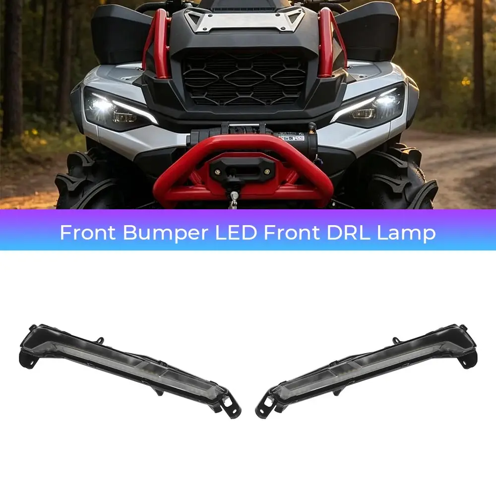 UTV Parts Auxiliary Lamps Front Bumper LED Daytime Running Light For Can-Am Outlander 1000R/ Max 1000R 25-26 Rpl For #710009356