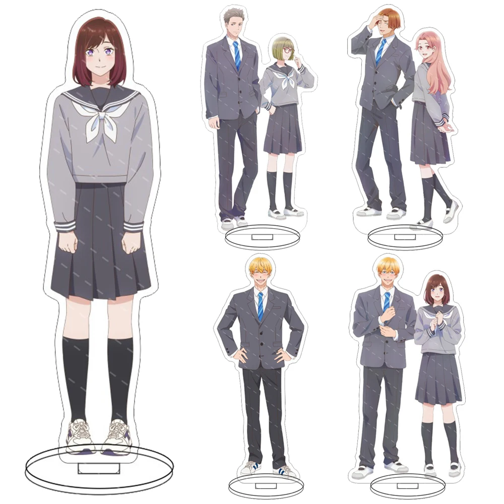 Аниме Star Brighter Than the Sun акриловая подставка модель Sae Iwata Koki Kamishiro Hisui Onodera фигурки косплей декор стола подарки Аниме Star Brighter Than the Sun акриловая подставка модель Sae Iwata Koki Kamishiro Hisui Onodera фигурки косплей декор стола подарки