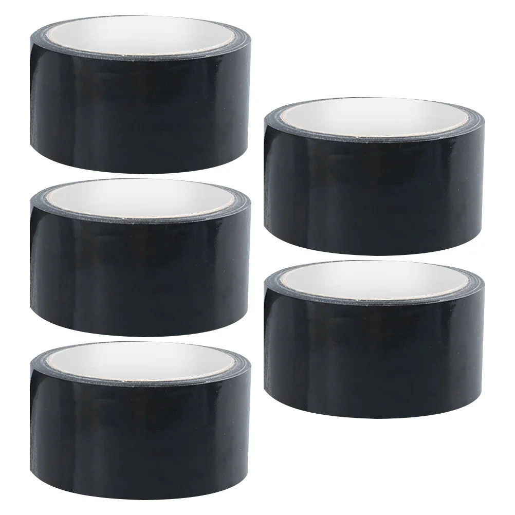 

5 Rolls Waterproof Single-Sided Cloth Adhesive Tape Heavy Duty Leakproof for Packaging Repairing Sealing Floor Use