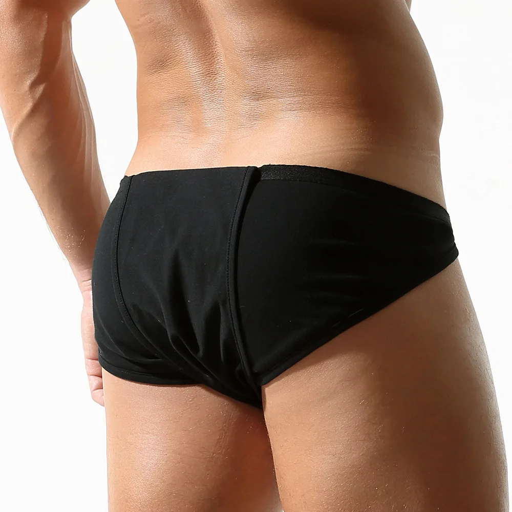 TAUWELL Men's Sexy Triangle Underwear Comfortable Japanese Style Briefs with Inner Pocket Breathable Inner Boxer Shorts