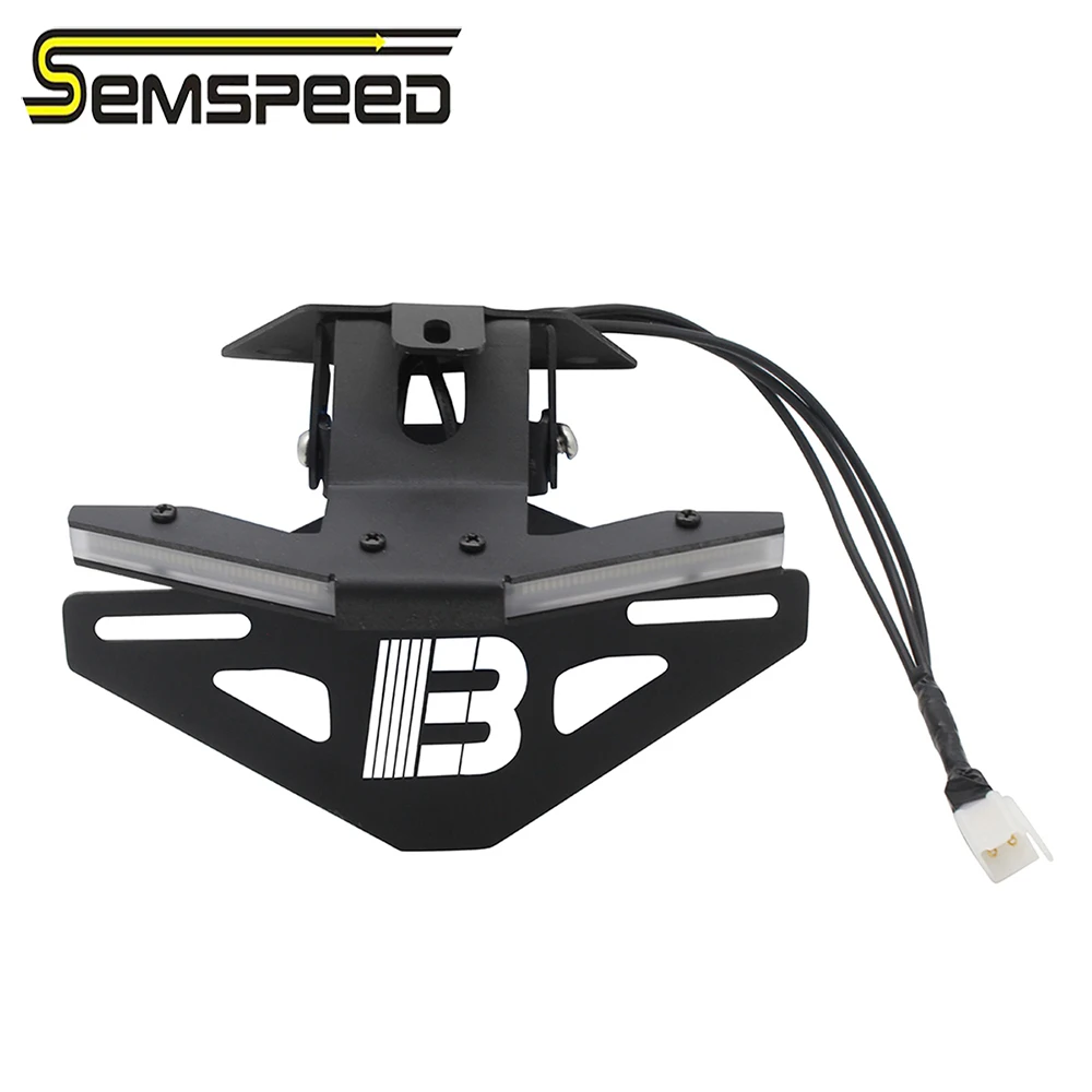 Semspeed per Aprilia RS660 2021 2022 pieghevole porta targa posteriore Fender Eliminator Streamer indicatore di direzione Plug an Play