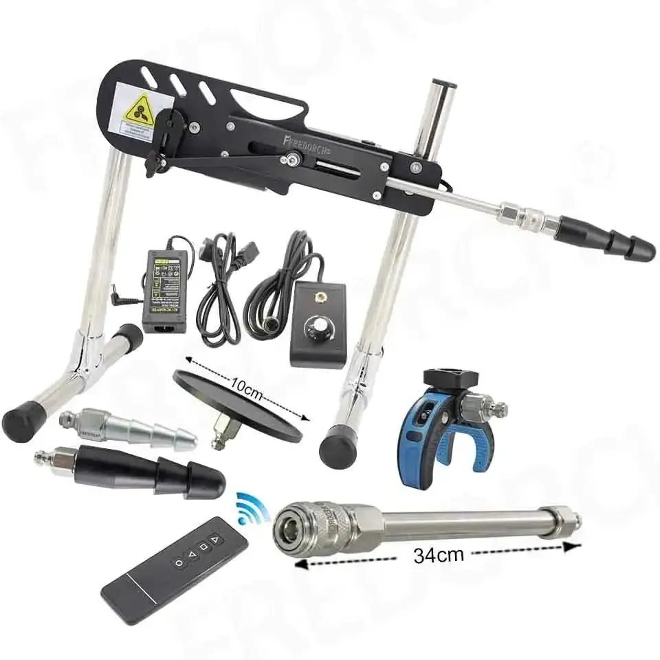 FREDORCH Sex Machine 80W Power for Women Masturbation Machine Mute Sex Toys with Dildo Masturbator 3-9CM Stroke Love Machine