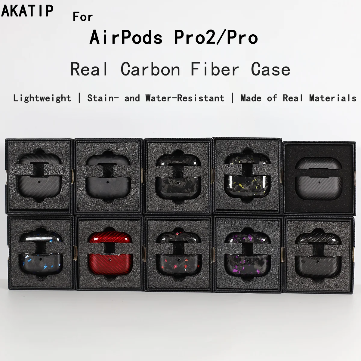 

For Airpods Pro 2 Case Carbon Fiber Earphone Cover For Apple AirPods Pro Wireless Bluetooth Earphone Ultra Slim Cases AirPod Pro