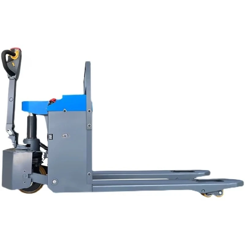 All Electric 3 Tons Walk-Behind Forklift Hydraulic Small Pallet Truck Battery Powered Tool Accessories for Loading Unloading