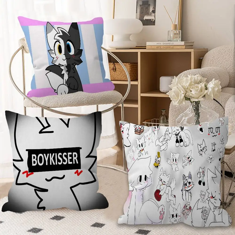 Boykisser Silly cartoon Lucky Dragon pillow cover sofa cushion cover home room decoration children gift