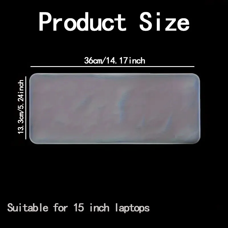 1PC15 Inch Universal Multi-color Laptop Keyboard Protective Film Dustproof And Waterproof Keyboard Protective Cover