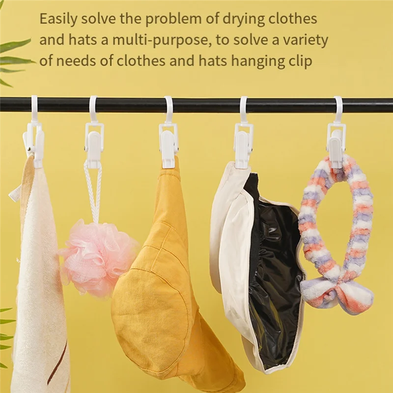 ABKJ-50Pcs Clothes Clips For Hanging Clothes, Clothespins Clips With Springs Clothes For Bedroom Bathroom Outdoor Air-Drying Dur