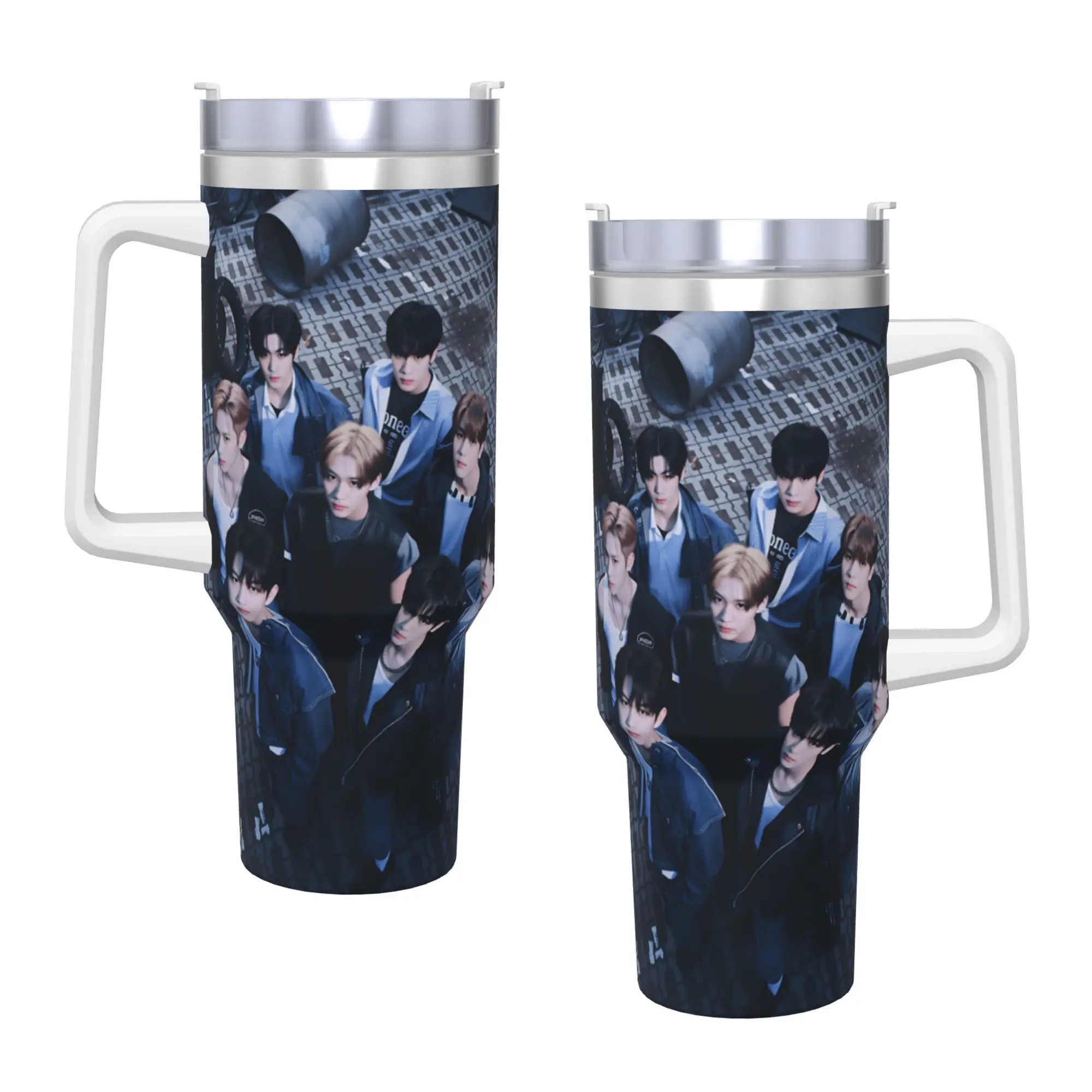 ALD1 A-ALPHA DRIVE ONE Stainless Steel Tumbler  Travel Thermal Cups With Straws and Lid 40oz Mugs Cup Hot Drinks Water Bottle