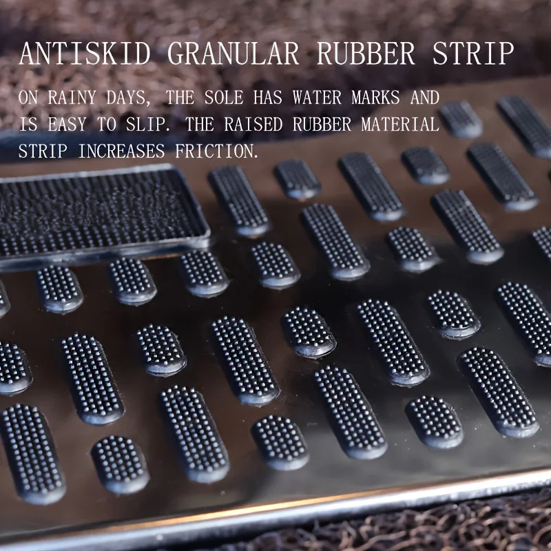 Universal Stainless Steel Car Floor Mat Anti-Slip Pedal Pad Wearproof Foot Pedal Replacement Auto Interior Accessories
