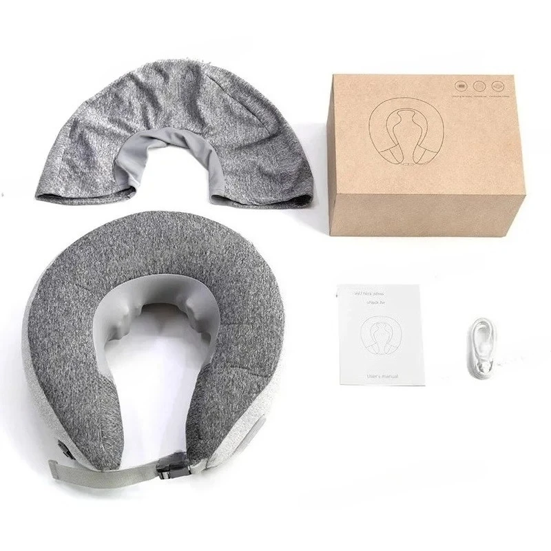 

Массажер для шеи, автоматический надувной портативный горячий компресс, трапециевидная массажная подушка, имитация разминания человека