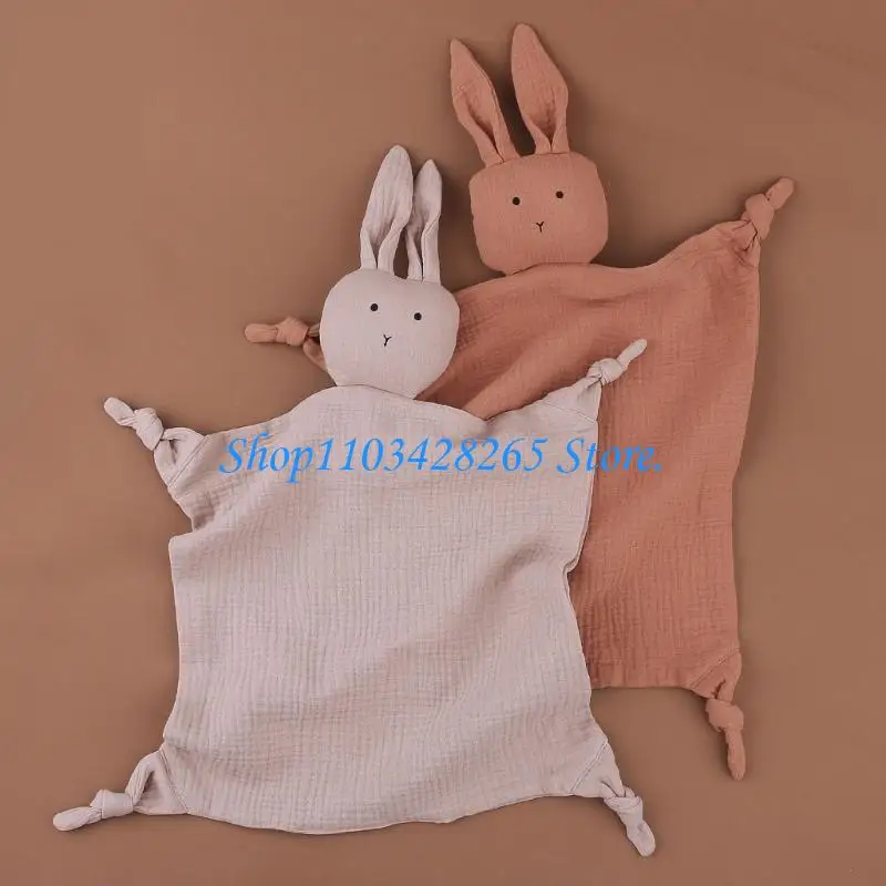 Baby Speeksel Handdoek Zacht Pasgeboren Baby Kalmeren Sussen Handdoek Baby Schattige Bunny Slapen Poppen Speelgoed Kinderen Gift