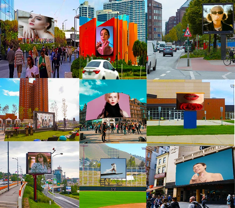 Light Weight P6.67 P8 Outdoor LED Display Full Color High Refresh Rate LED Video Wall