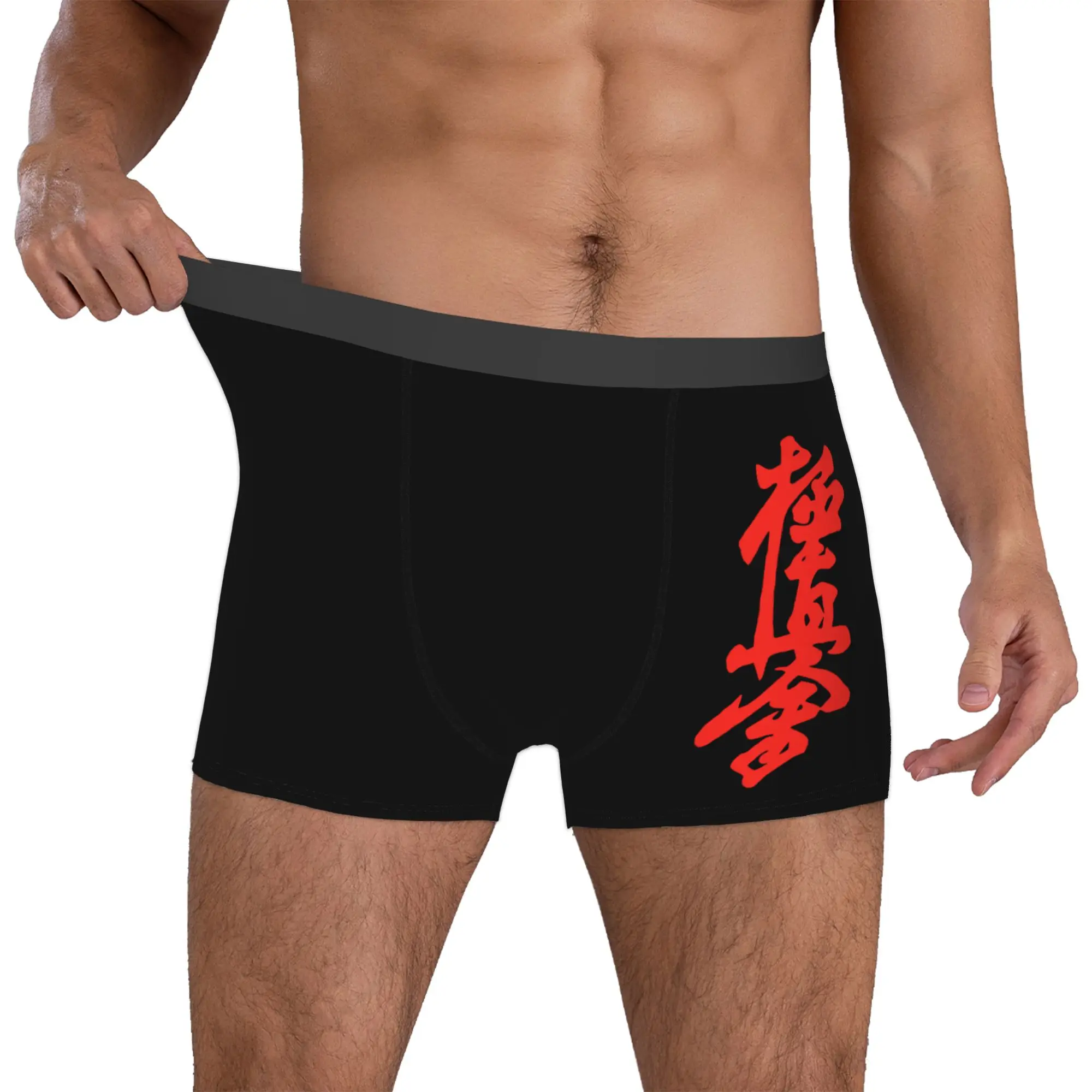 Customized Kyokushi Karate Boxer Shorts For Homme 3D Print Martial Arts Underwear Panties Briefs Soft Underpants