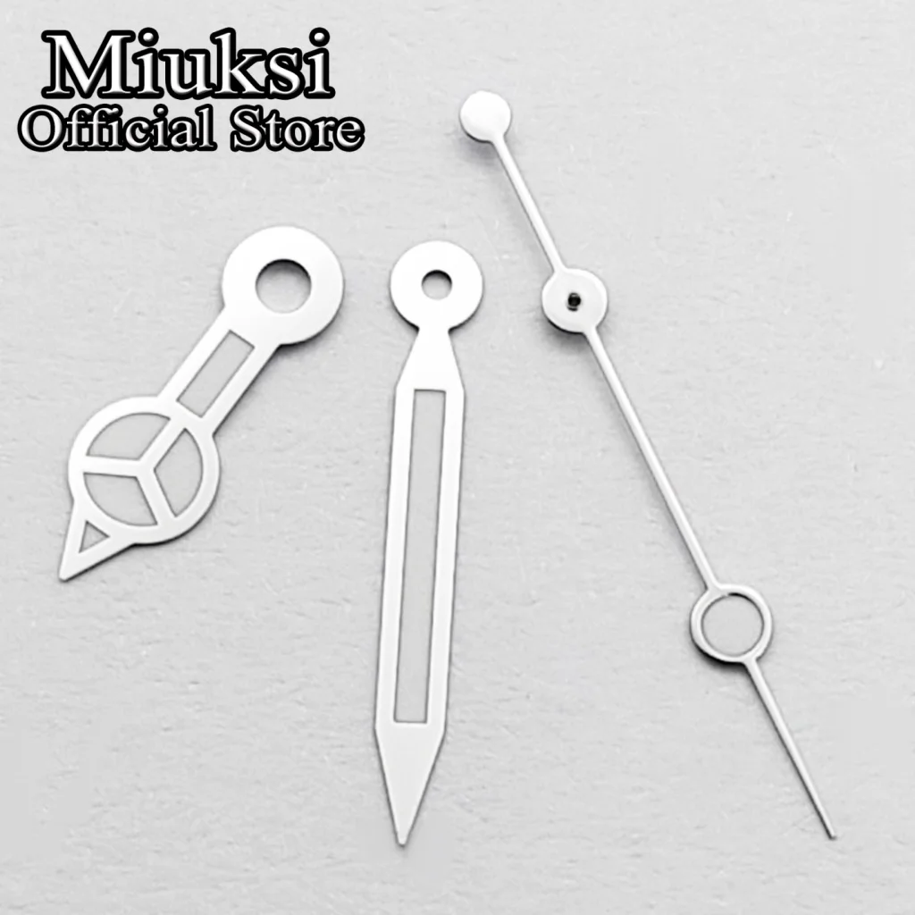 Miuksi Miyota 2115 Silberne Uhrzeiger Passend für Miyota 2115 2025 2035 2315 Uhrwerk Zubehörteil – Detail 4