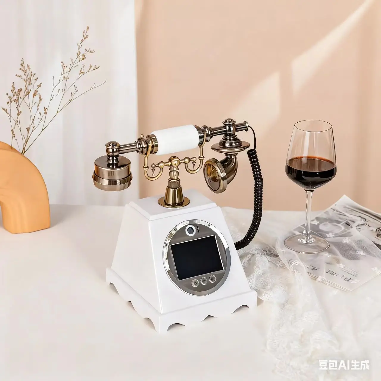 Video Guestbook Wedding Souvenir Digital Signature Book for Parties Conferences Events - White