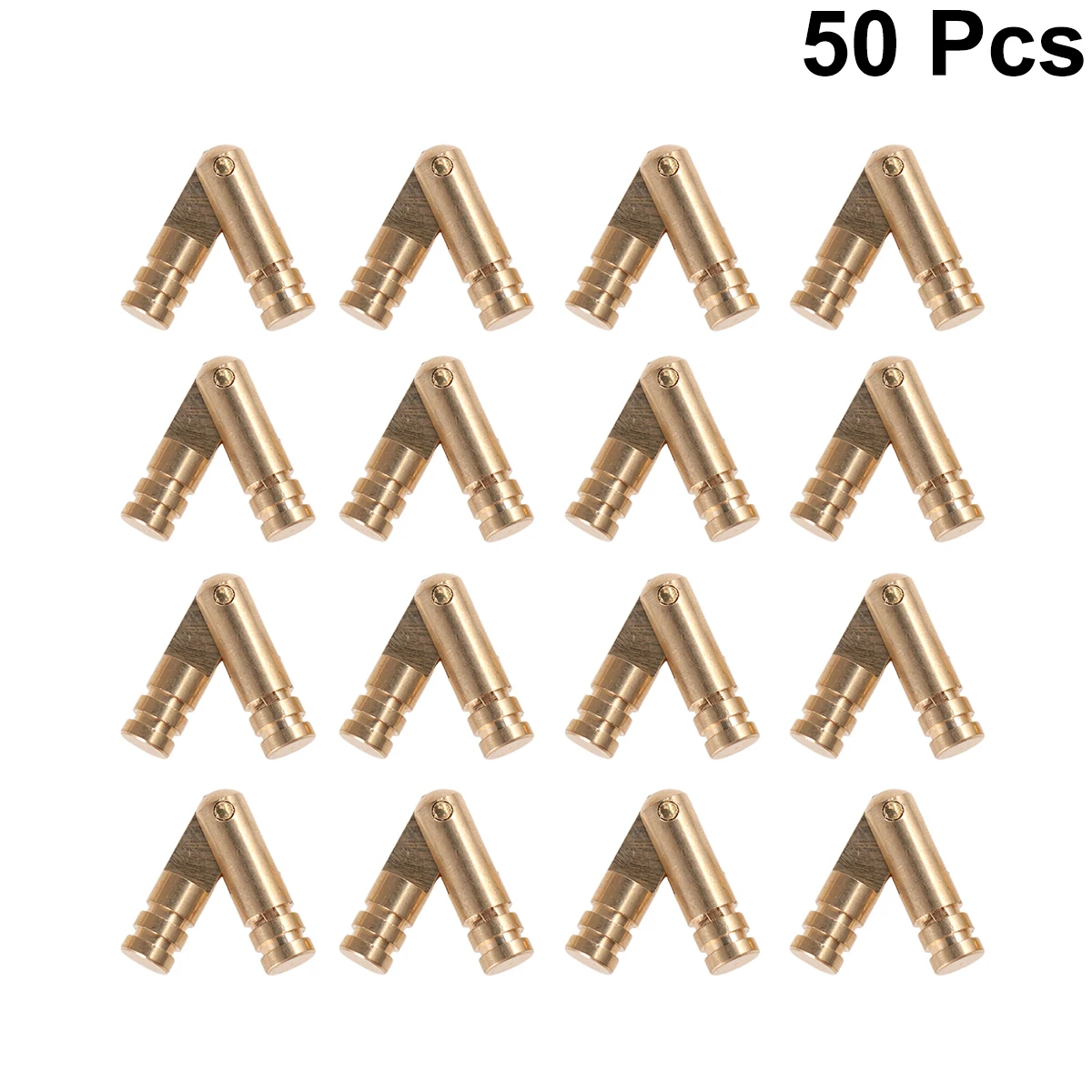 

50pcs 5X30Mm Self-Closing Spring Hinge Stainless Steel Automatic For Jewelry Boxes Cases Durable Compact Closure Hardware