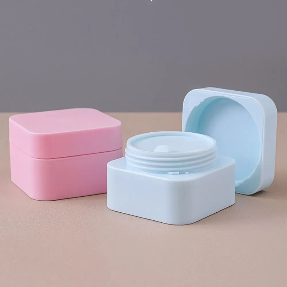 Butelki wielokrotnego użytku Butelki na krem do twarzy Cienie do powiek Płynne podkładki Kosmetyczne słoiczki Kwadratowe puste pojemniki na balsam do ust Puszki Pielęgnacja skóry