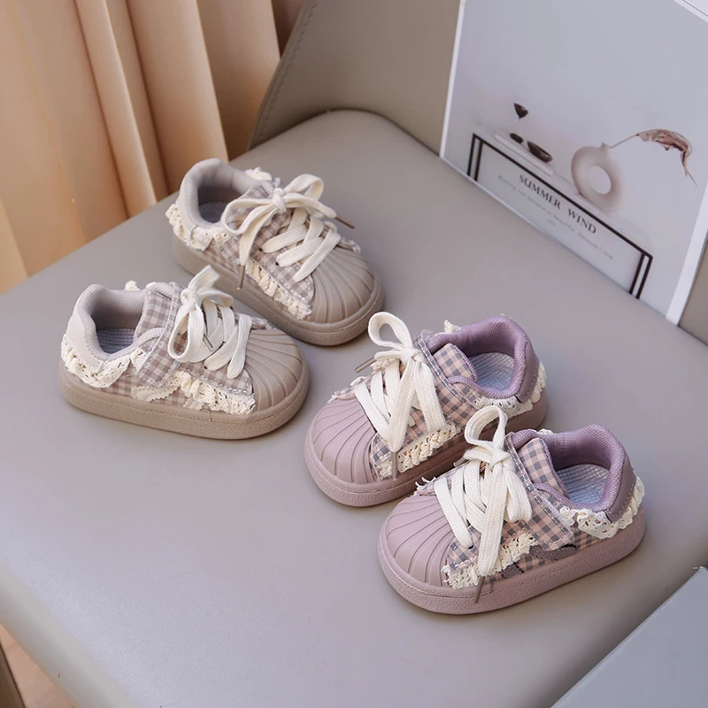 2026 Kids Canvas Shoes Autumn Fashion Casual Sport Boys Girls Sneakers Shoes Comfortable Soft Rubber Sole Flat Children Canvas
