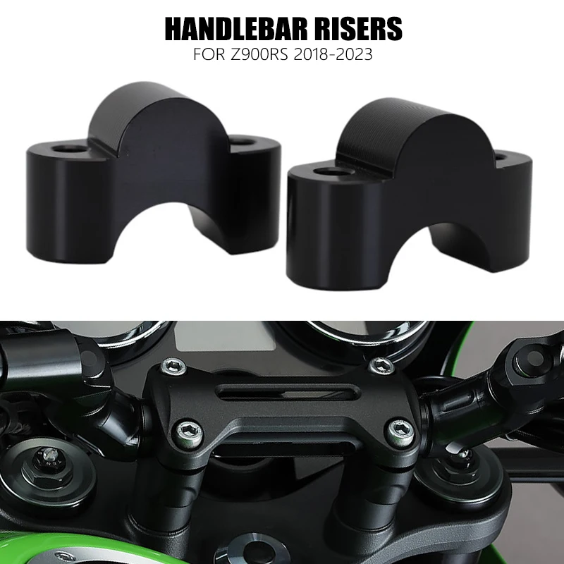 Motorcycle Handlebar Riser fat handleBars Mount Clamp Extend Adapter Accessories For KAWASAKI Z900RS Z900 RS Z 900RS 2018-2023