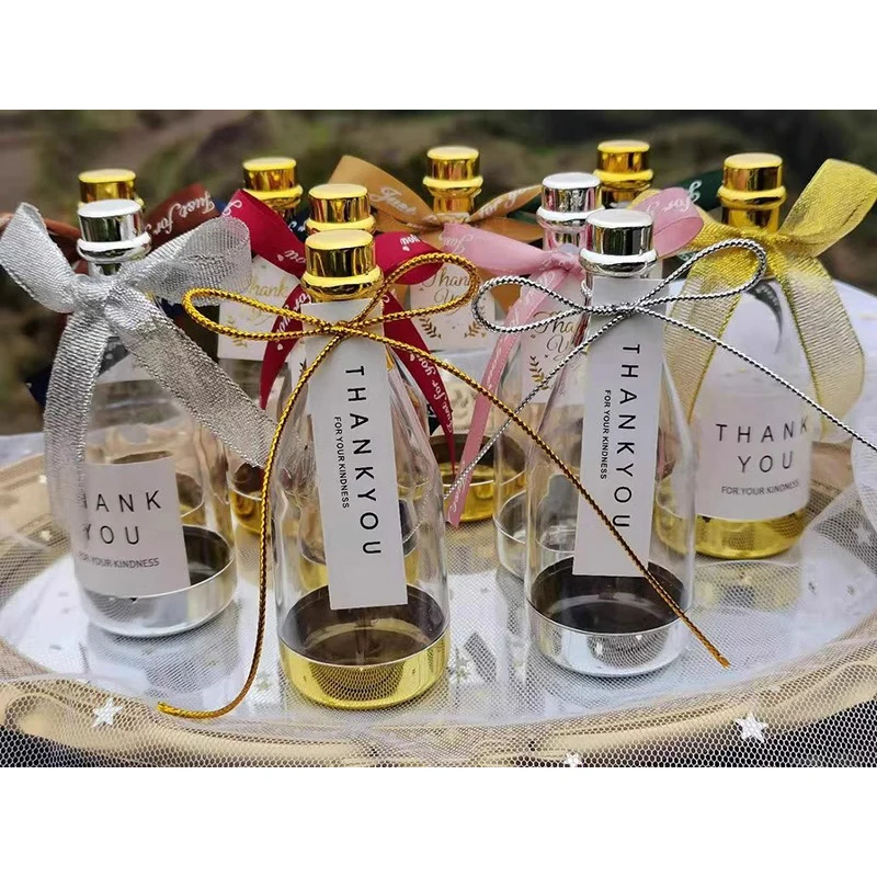 

20/30Pcs Plastic Drift Bottle Candy Box Small Gift Boxes Packaging Birthday Wedding Baby Shower Party Favors Supplies