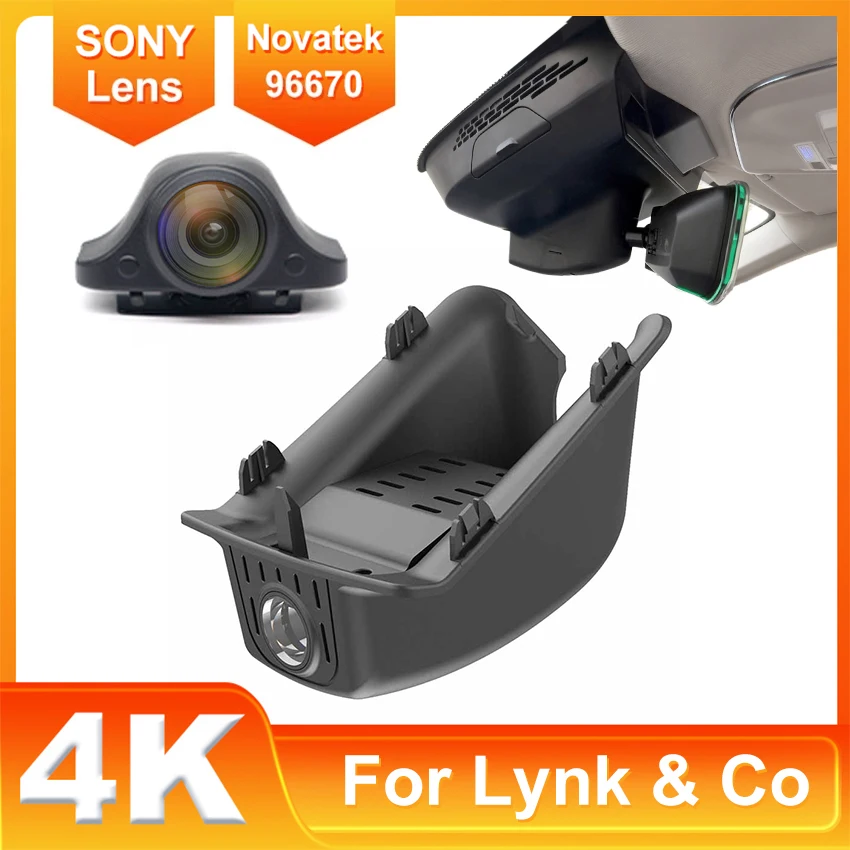 New! Plug and Play Dash Cam Video Recorder Wifi Car DVR Camera For Lynk & Co 05 2020 2021 2022, For lynk co 01 2017-2025 Dashcam