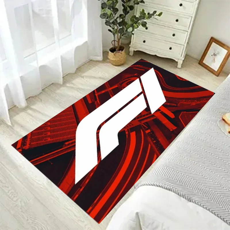 F1 Foot Mat  Non-slip Washable Carpet for Home Living Room Bedroom Rug Bathroom Floor Mat Kitchen Doormat