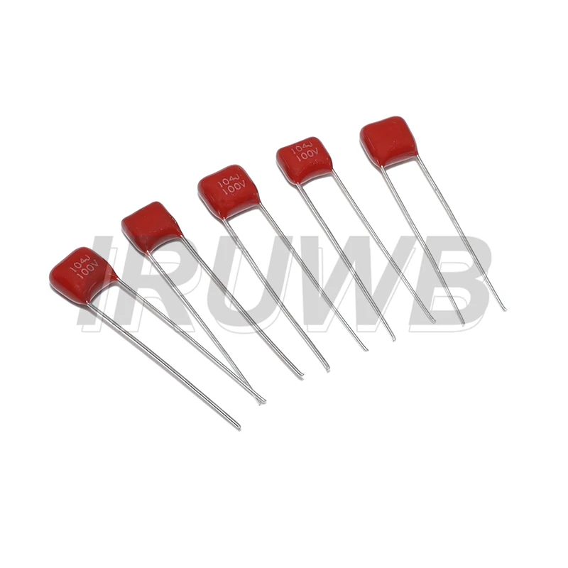 10PCS 100V CBB Polypropylene Film Capacitor 10nF 22nF 33nF 39nF 47nF 100nF 220nF 470nF 104 223 103 393 473 333 154 224 334 474