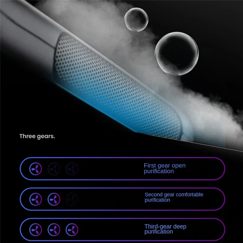 AY03-Auto Luftreiniger Tragbarer Luftionisator Solar Deodorant Rauch PM2.5 HEPA Filter Auto Negativer Deodorant
