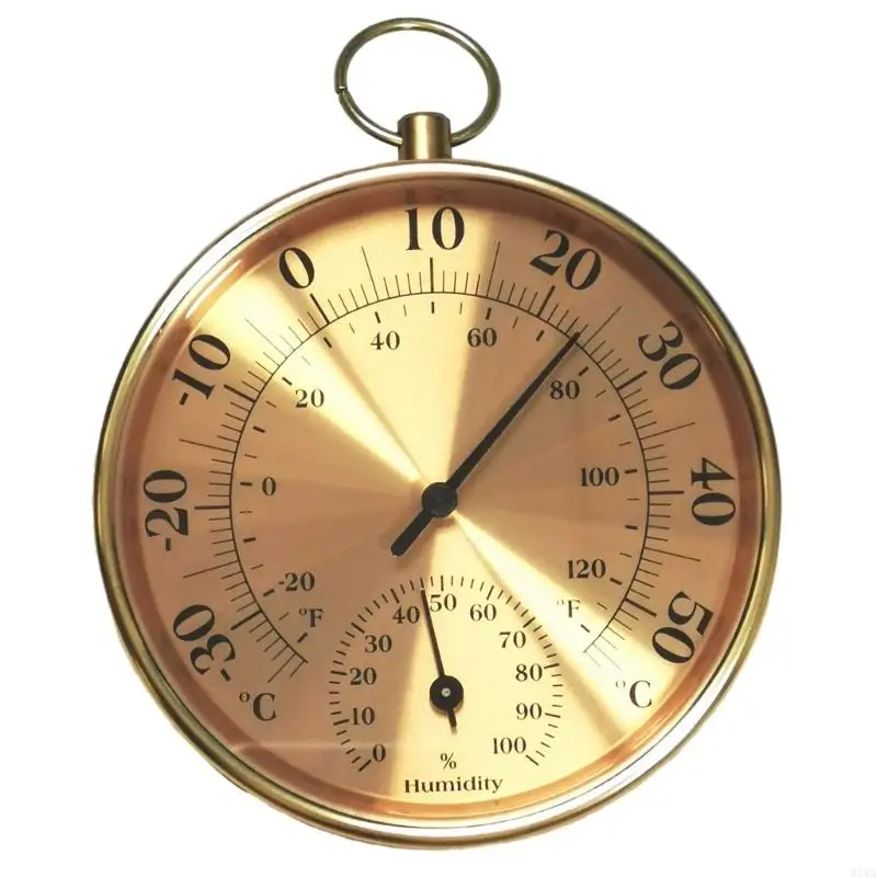 

R1WA 10cm Thermometer Hygrometer Temperature and Humidity Clear Display