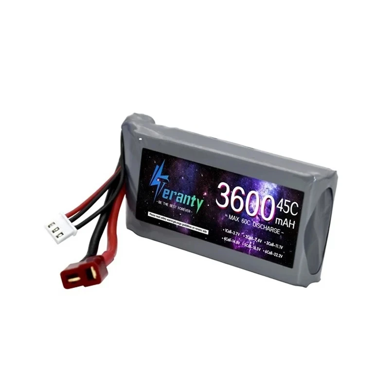 HIGH POWER RC Car Lipo Battery 7.4V 3600mAh Max 60C For Wltoys 12428 12423 RC Car Upgrade part 2s 7.4v Battery for feiyue 03 Q39