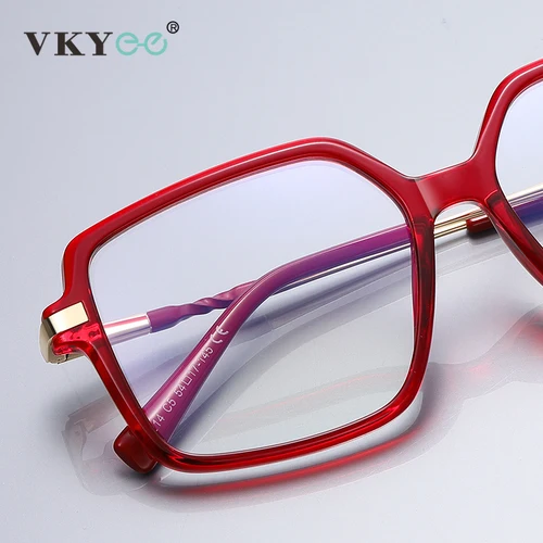 Imagen 2 del producto VICKY, diseño único geométrico, moda, ojo de gato, antiluz azul, gafas de lectura para mujer, prescripción personalizable PFD2214