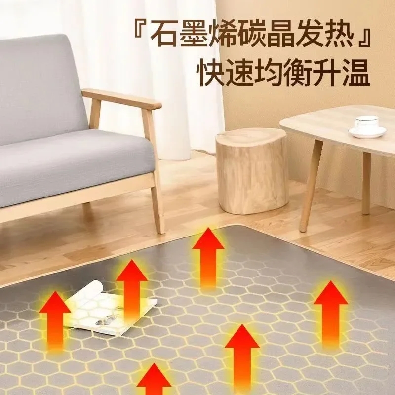 Good 100*150Cm Graphene Floor Heating System Carbon Crystal Floor Heating Mat Household Room Heating Mat Electric Blanket