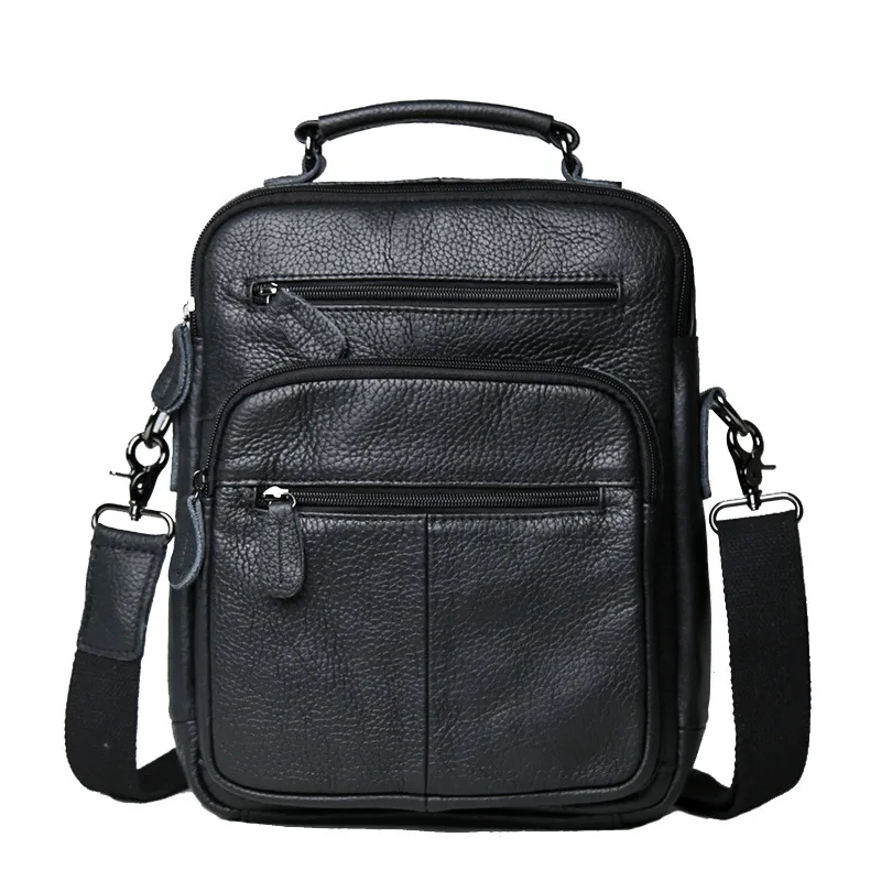 

Мужская сумка через плечо из натуральной натуральной кожи - винтажная сумка через плечо