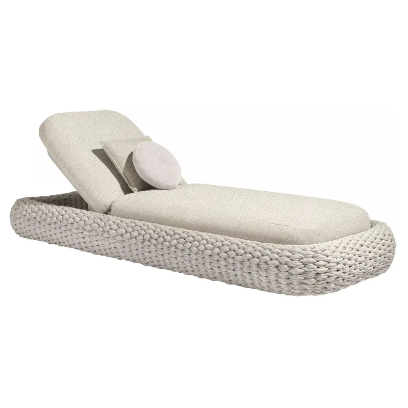 

Outdoor leisure lounge chair rattan beach chair hotel swimming pool lounge chair hotel clubhouse villa high-end