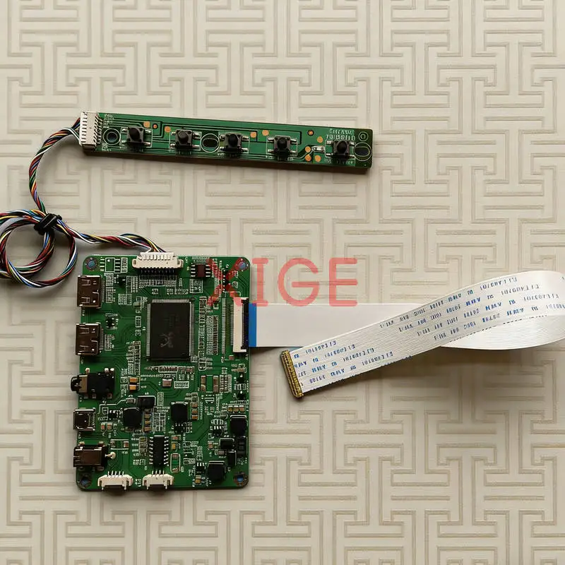 For LP133WF4 LP133WF2 LP133WF1 LP133WF7 Matrix Controller Board DIY Kit 1920*1080 2Mini-HDMI Laptop Display 1920x1080 EDP-30 Pin
