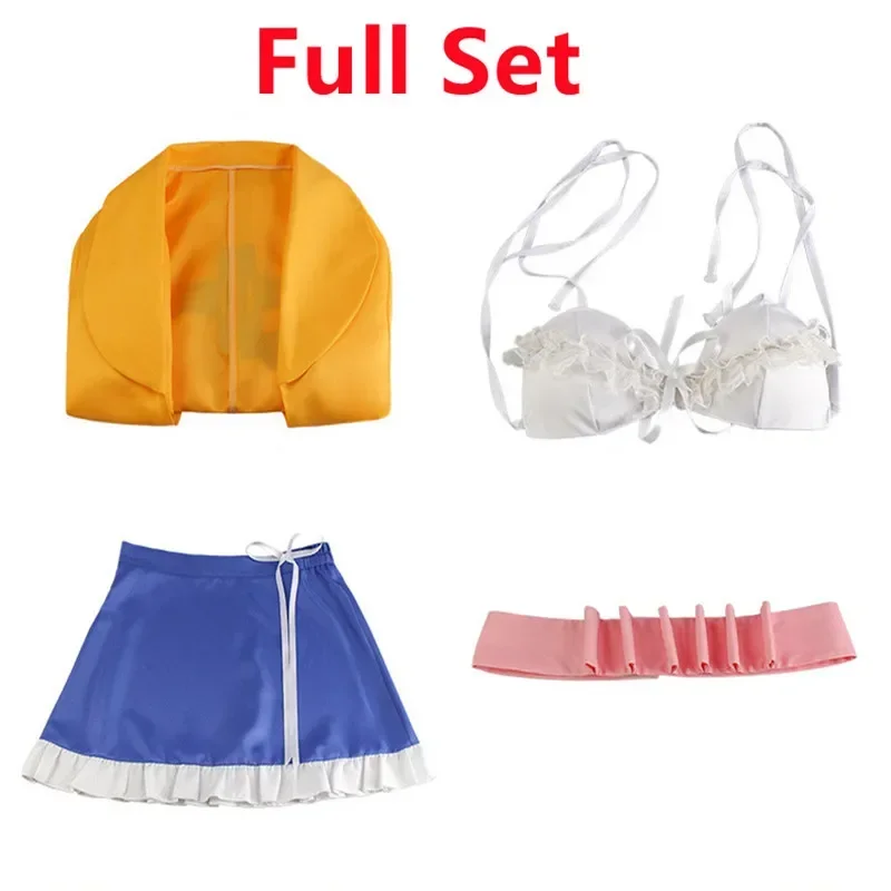 2025 New Danganronpa V3 Angie Yonaga Cosplay Costumes Zentai Full Set Uniforms Skirts Cloak abc