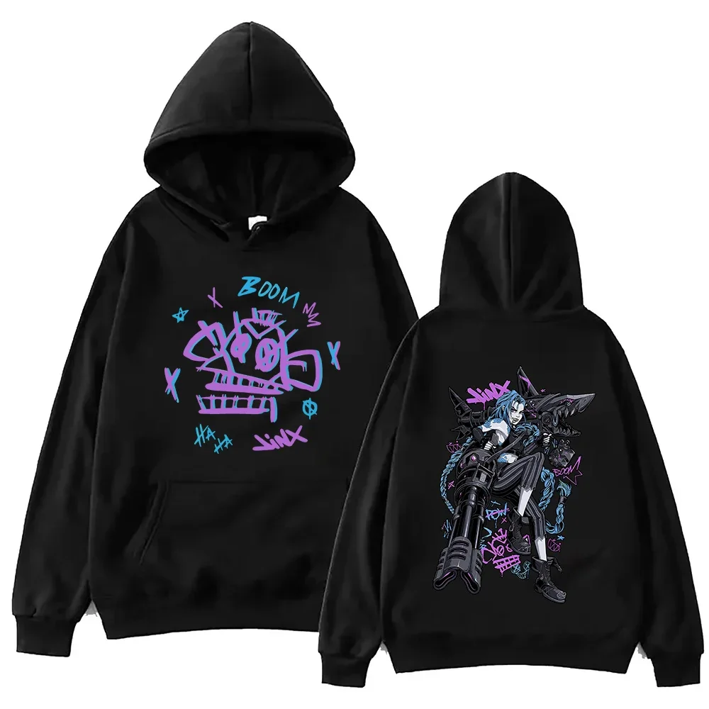 

2025 Fun Game Pattern Printed Sportswear Street Clothing Casual Long Sleeve Men's Trendy Hoodie Sweatshirt