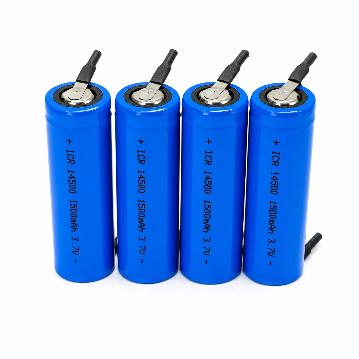 Akumulator litowo-jonowy ICR14500 3.7V 1500mAh z wyprowadzeniami do lutowania, ogniwo 14500 do elektroniki DIY i latarek. — zdjęcie produktu 5