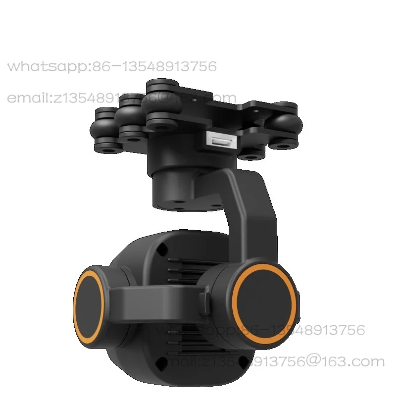 Dual photothermal imaging three-axis pod C12 intelligent tracking high definition digital zoom gimbal
